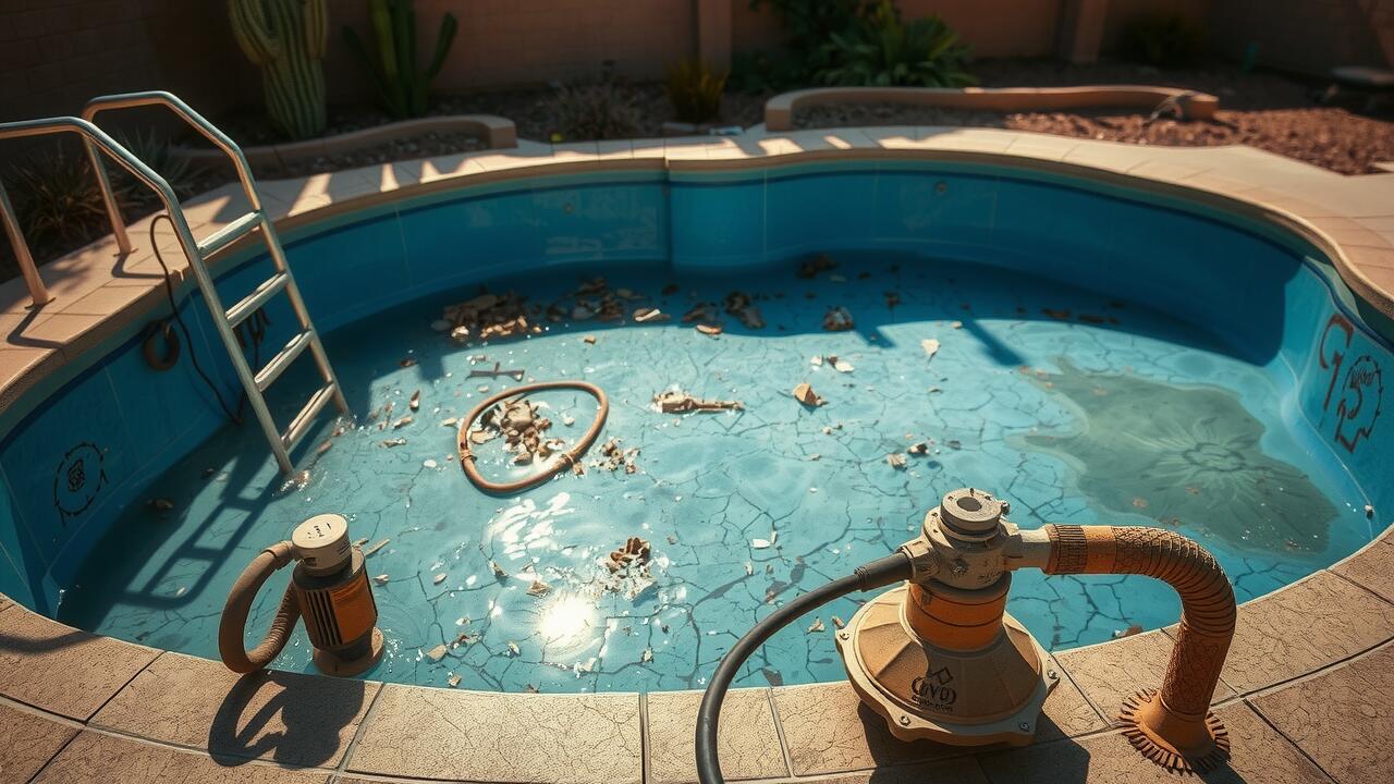 What are the health risks of a poorly maintained pool?